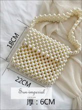 Women Mini Pearl Beaded Bag Party Shoulder Sun-Imperial United States