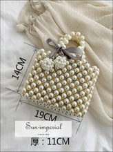 Women Mini Pearl Beaded Bag Party Shoulder Sun-Imperial United States