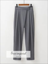 Women Pleated Tapered Trouser Relaxed Sun-Imperial United States