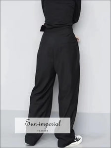 Women Pleated Tapered Trouser Relaxed Sun-Imperial United States