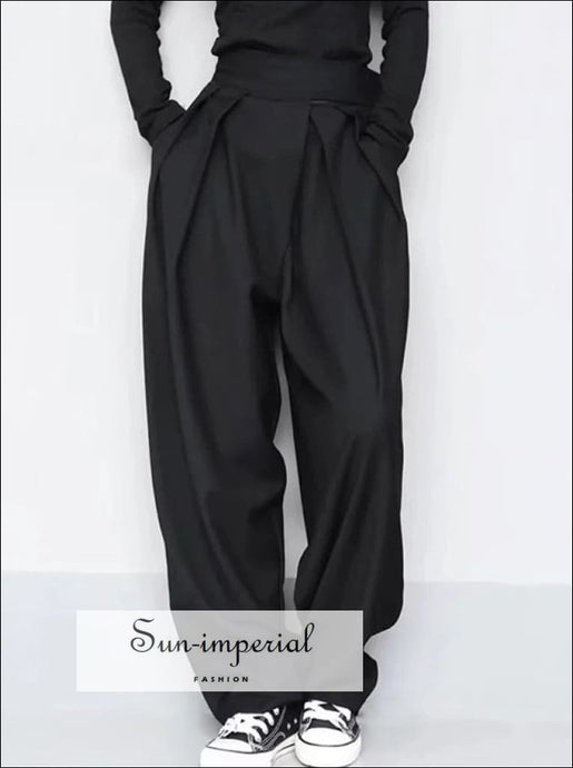 Women Pleated Tapered Trouser Relaxed Sun-Imperial United States