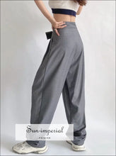 Women Pleated Tapered Trouser Relaxed Sun-Imperial United States