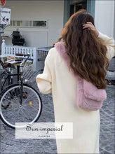 Women Soft Plush Faux Fur Shoulder Crossbody Purse Handbag Sun-Imperial United States