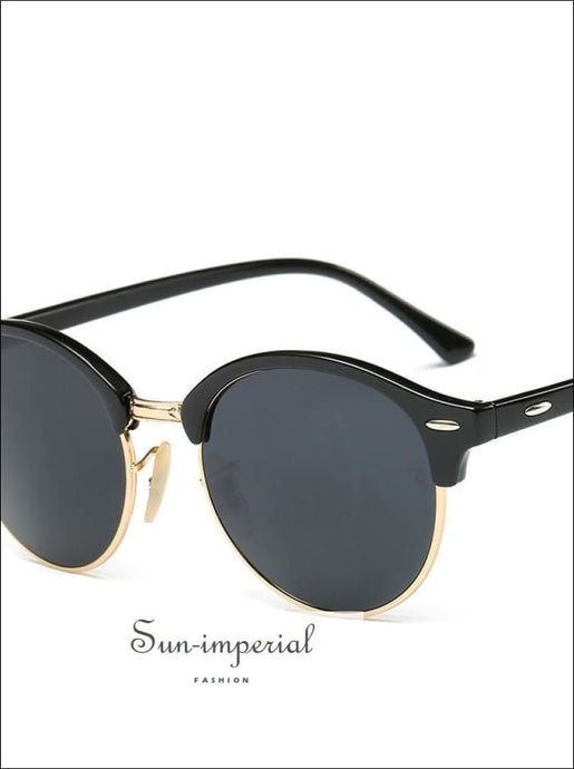 Women Sunglasses Vintage Summer Style - Yellow Lens Leopard Frame