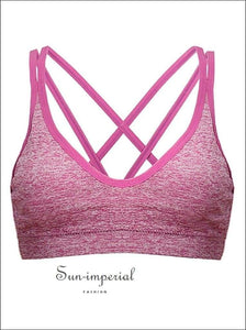Women’s Fashion Vest with Chest Pad Sports Underwear without Steel Ring Comfortable Breathable SUN-IMPERIAL United States