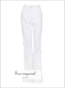 Worrier Two Piece Pants Set - Lace Patchwork Women Suit Lantern Sleeve Perspective Shirt High